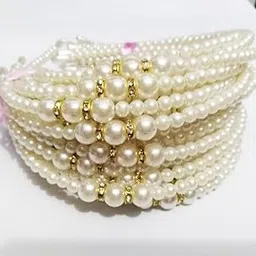 eparty 4 Pack Pearls Fashion Headbands,White Artificial Pearl Rhinestones Hairbands,Bridal Hair Hoop Party Wedding Hair Accessories for Women Girls-picture-33