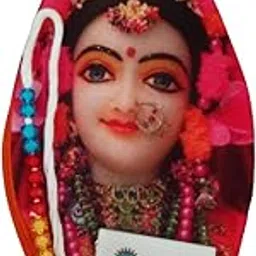 Hare Krishna Food For Soul Radha Rani Jholi | Japa Mala Bag | Gomukhi Jaap Mala Bag | Chanting Bead Bag | Radhe Mala Bag | Radha Rani Printed Bag with Sakshi Mala & Keychain-picture-13