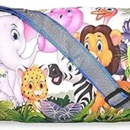 amanvani Animal Cartoon Printed Duffler Bag for Kids Swimming Travles,Dance,Shoulder Bag for Kids Lightweight Duffle Bags-picture-32