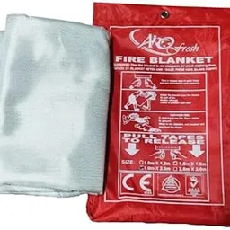 Safety Emergency fire Blanket Survival Fiberglass, Flame Retardant, Protection Fire Blanket Shelter Safety Cover for The Kitchen, Fireplace, Grill, Car, Camping, (Size-1 x 2 m) (2x2Meter)-picture-25