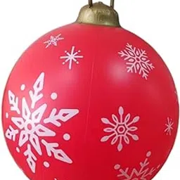SECRET DESIRE Creations Inflatable Christmas Ball Giant Xmas Inflatable Ball for New Year Tree Porch Snowflakes|Home Decor|Figurines-image-60