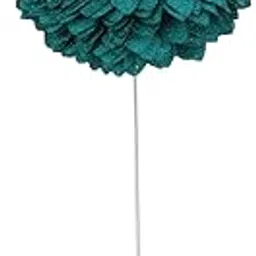 Enchanting Bloom Green Floral Brooch For Men-image-77