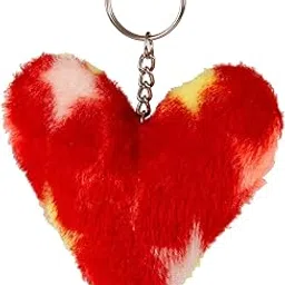 creative textiles Creative Textile Red Color Beautiful Heart Key Chain-picture-39