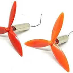 SP Electron Pack of 2 Pcs 3.7V 7 x 20 mm Mini Drone Motor with 2Pcs 50 mm 3 Blade Propeller for High Speed Mini Drones Quadcopter-image-60