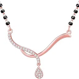 giva 925 Silver Rose gold Enchanted Knot Mangalsutra|Gifts for Women and Girls | With Certificate of Authenticity and 925 Stamp | 6 Months Warranty*-picture-20