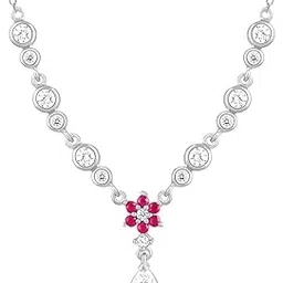 giva 925 Silver Regal Blossom Necklace| Pendant to Gift Women & Girls | With Certificate of Authenticity and 925 Stamp | 6 Months Warranty*-picture-38