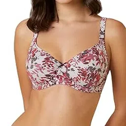 International Floral Cotton Underwired Bra for Women | Minimizer 34C, Multi-Colour | Lightly Padded Full Coverage Comfort | Everyday Essential Innerwear | Pack of 1-image-73