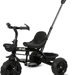 Stylish Small Kids Tricycles | Trike Cycle for Baby with Storage Basket for Kids, Boys, Girls | Age Group 1 to 3 Years (Black) (HDL-01)-picture-25