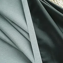 ATORSE Thermal Blackout Curtains Eyelet Pencil Pleat Curtains Light Blue62.99inch-picture-47