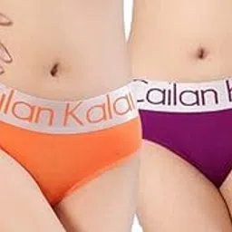 pink pixiescreation Women's and Girls Modern Cotton Mid Rise Bikini with Broad Band Panty Combo Purple-picture-19