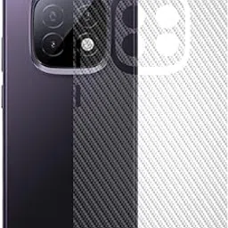 AtOdds Mobile Skin Sticker Wrap | Compatible for REALME NARZO 70 Turbo (5G)| Scratchproof Matte Finish | Full Coverage for All Sides & Camera Protection (Transparent CarbonFiber)-picture-16