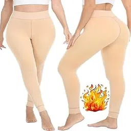 brachy Women's Super Soft Thick Fur Lined Warm Leggings Fit (26 to 40) BCA_FURLEG0C2__ Skin-picture-41