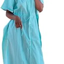 menmaii Women's Full Open| Front Buttoned Multipurpose Kaftans for Pregnancy/Elderly/Patient/Feeding Purposes|Full/Calf Length-picture-11