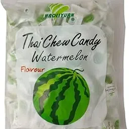 Haoliyuan Thai Chew Thailand Milk Candy Watermelon Flavour 360Gm (Pack Of 1)-picture-63