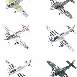 ATORSE™ 1:48 Scale WWII P-51 Aircraft Assembly Model Kit for Adult Silver|Toys & Hobbies | Diecast & Toy Vehicles | Cars, Trucks & Vans | Contemporary Manufacture-picture-10