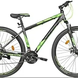Viva Men's Falcon-3.0 27.5T 21 Alloy Speed Mountain Bike (Grey-Green,12+ Years, Brake: Dual Disc)-image-3