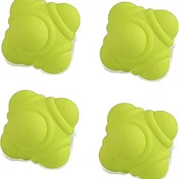 SUPRO Rubber Reaction/Recreation Ball for Improving Agility, Reflexes and Hand Eye Coordination Set of 4-picture-23