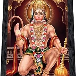 Lord Hanuman God Picture Fridge Magnet for Pooja Room mandir Prayers, Office, Shop, Car, Locker, Refrigerator. 1 Religious Hindu God Fridge Magnet Large Size 10x7cms (G430)-picture-14