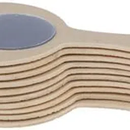 SHOPORA 2x10 Pieces Heart Shape Unfinished Wooden Handheld Mirror for Kids DIY Crafts Crafts | Multi-Purpose Craft Supplies | Crafting Pieces | Wooden Pieces image 1