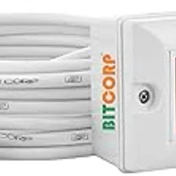 Bitcorp Extension Heavy Duty Box 16A with Thermal Protection Surge Protection with 20 Meter Long Cable Suitable for Ac, Refrigerator, Washing Machine, Microwave & Large Appliance (White)-picture-37
