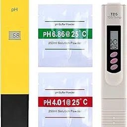 Morwater Digital PH Meter & Tds Meter Combo, 0.01 PH High Accuracy Water Quality Tester with 0-14 PH Measurement Range, TDS 0~9990 ppm, Accuracy: ±2%. for Drinking Water, Aquarium, Swimming Pools-picture-12