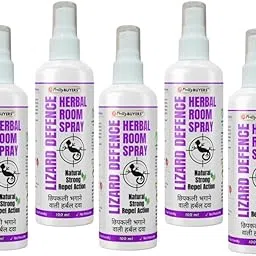 PrettyBUYERS Herbal Lizard Repellent Spray | Lizard Defence Made With Essential Oil | Eco-Friendly & Biodegradable 100MLx5-picture-47