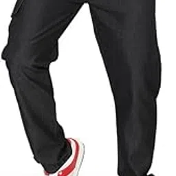 unoseven Men's Denim Cargo Jogger Pants - Slim Fit-picture-38