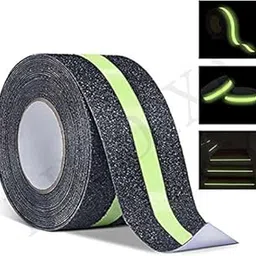 RIMDIXA Anti Slip Grip Tape with Green Stripe Non Slip Adhesive Stair Treads,Tread Step Waterproof Stripe for Indoor/Outdoor(5Cm X 5M) (Anti slip glow tape)-picture-30