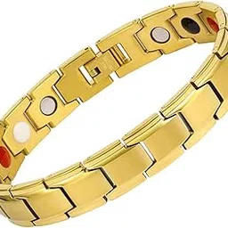 fianoeir Bracelet For Man, Stylish Men Bracelet With Magnetic Therapy, Alloy Hand Bracelet For Men, Fashion Gift For Husband Boyfriend On Birthday Anniversary Valentine-picture-50