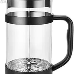 THE BEAN CO French Press Coffee Maker | Heat Resistant Borosilicate Glass |Superior Filtration | Stainless Steel Plunger with Mess (800 ML)-picture-16