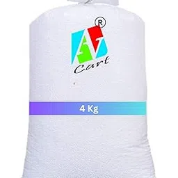 AV CART High Density Super White Pack for Bean Bag Filler & Refiller - Filling Balls for Chair (4 Kg)-image-92