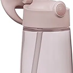 b.Box Straw Drink Bottle 380mL- Leakproof & Easy Carry Bottle for Toddlers & Preschoolers - Free-Flowing - Blush Crush Pink-picture-33