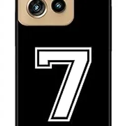 NDCOM for Motorola Moto Edge 50 NEO Back Cover Number 7 Printed Metal Case-picture-34