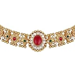 shining diva fashion Necklace Jewellery Set for Women Traditional Latest Stylish Design Fancy (16637s)-picture-24