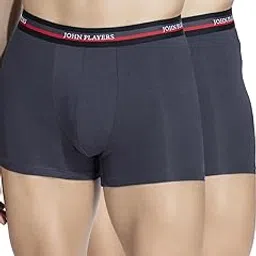 Pack of 2 Classic Cotton Trunks Underwear for Men-image-67