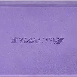 Amazon Brand - Symactive High Density Premium EVA Foam Yoga Block for Strength, Balance, and Flexibility, Odour Resistant, Regular Size (3 x 6 x 9 inches, Set of 1, Purple)-picture-16