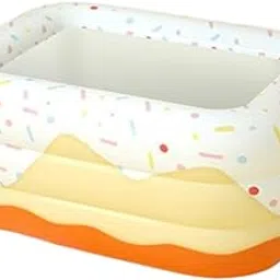 MYADDICTION Inflatable PVC Swimming Pool Thick Kids Wading Pools for Beach Backyard Kids Square 180cm-picture-12