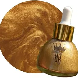 Bingette Beauty Body Shimmer - Golden Goddess | Dry Oil | Long Lasting | Lightweight, Non-Oily | Nourishing Body Shimmer Sheer Buildable Coverage| For All Skin Types-picture-39