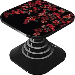 Gosmartkart Mobile Grip Holder Matte Finish Finger Use as Stand Phone Holder Socket for Hand & Mobile Back Holder Grip Great for Selfie - Flowers-image-12