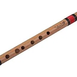 Kanha Flutes E Scale Natural Medium Bamboo Flute Bansuri (Left Hand)-picture-34