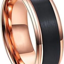 yellow chimes Ring For Men Black Bands Rings Platinum Plated Titanium Steel Never Fading Ring For Men and Boys-picture-26