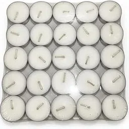 White Tealight Candles,Premium Unscrnted Tealight Candles(Set of 50)-image-49