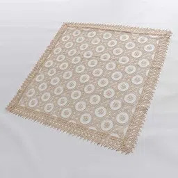 MERISHOPP®Embroidered Lace Tablecloth Retro Table Cloth Party Decor Golden 110x110cm|Home & Garden | Kitchen, Dining & Bar | Linens & Textiles |1 Piece Tablecloth-image-20