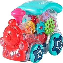 Toyshine Train Engine Concept Musical and 3D Lights Kids Transparent Vehicle, Toy for 2 to 5 Year Kids Baby Toy, Multicolor-picture-15