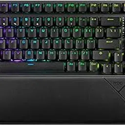 Asus ROG Strix Scope II 96 Wireless Gaming Keyboard, Three-Mode Connection, Shock Absorbing Foam and Switch Dampening Pads, Hot Swappable Pre-Lubricated ROG NX Snow Switches, PBT Keycaps, RGB-Black-picture-10