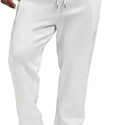 dockstreet Men's/Unisex Open Bottom Drawstring Pure Cotton Stretchable Baggy Jogger Pants-picture-18