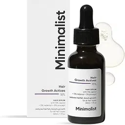 Minimalist Hair Growth Serum With 3% Redensyl, 3% Anagain, 3% Procapil, 5% Capixyl & 4% Baicapil 18% Hair Growth Actives | For Hair Fall Control | For Men & Women | 30 ml-image-84