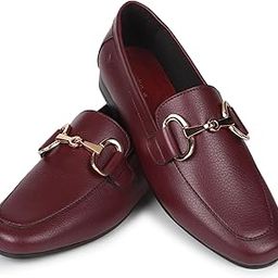 yoho Bliss Comfortable Slip On Formal Buckle Loafer for Women | Stylish Fashion Moccasins Range | Cushioned Footbed Finish | Flexible and Office Wear Shoe-picture-16