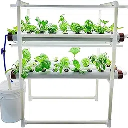 Pindfresh Hydroponics Kit for Home - The Tashi Junior Indoor NFT Hydroponic System with Grow Lights for Growing 54 Leafy Greens - All Inclusive hydroponics kit from Seed to Harvest. (Standard)-picture-34