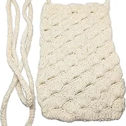 ttt products Mobile phone Crochet sling bags for ladies- tightly knit with acrylic yarn.-picture-14